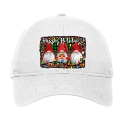 Happy Holidays Gnomes Christmas Adjustable Cap