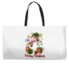 Snowman Merry Christmas Weekender Totes