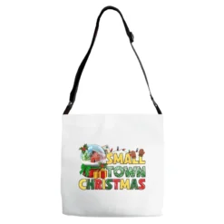 Small Town Christmas Adjustable Strap Totes