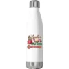 Pink Just A Girl Who Loves Christmas Stainless Steel Water Bottle