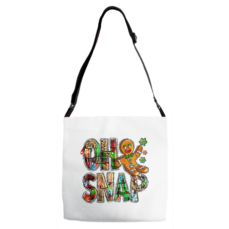 Oh Snap Christmas Adjustable Strap Totes 1 Oh Snap Christmas Adjustable Strap Totes