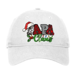 Papa Claus With Christmas Lights And Mistletoe Adjustable Cap
