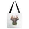 Cow Reindeer Antlers Cute Christmas Animal Xmas Ki Tote Bags