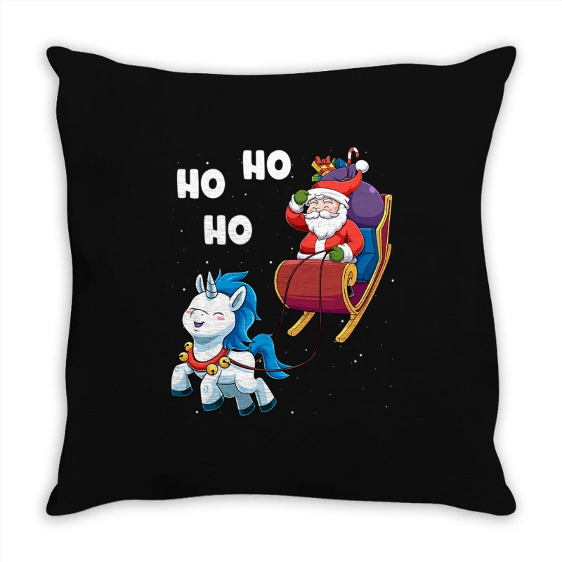 Christmas Santa Unicorn Magical Xmas Santa Claus S Throw Pillow 1 Christmas Santa Unicorn Magical Xmas Santa Claus S Throw Pillow
