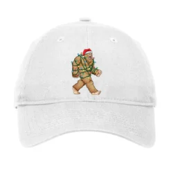 Bigfoot Santa Christmas Tree Lights Xmas Sasquatch Adjustable Cap