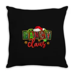 Christmas Fancy Claus Throw Pillow