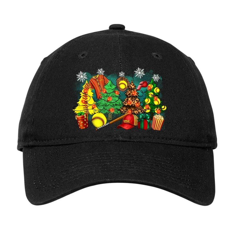Christmas Trees With Softball Adjustable Cap 1 Christmas Trees With Softball Adjustable Cap