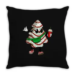 Little Debbie Christmas Tree Cakes Throw Pillow