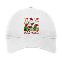 Merry Christmas Wine And Cocktails Adjustable Cap