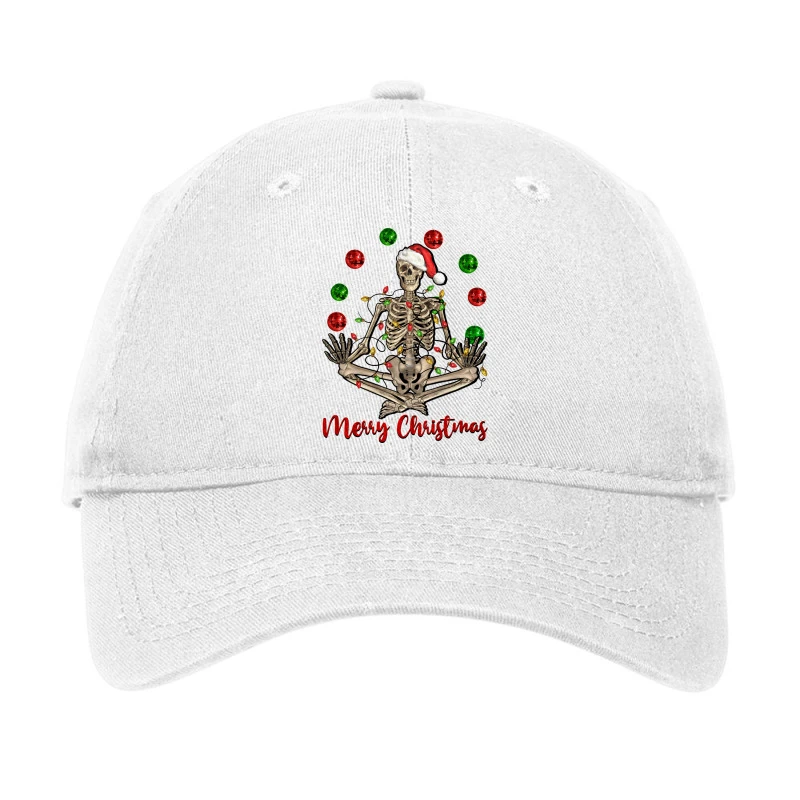Merry Christmas Skeleton Adjustable Cap 1 Merry Christmas Skeleton Adjustable Cap