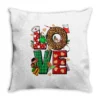 Love Nurse Christmas Throw Pillow