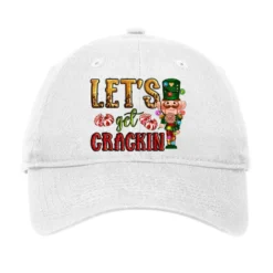 Let's Get Crackin Christmas Adjustable Cap