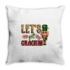 Let's Get Crackin Christmas Throw Pillow