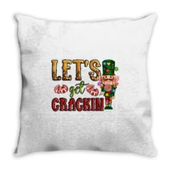 Let's Get Crackin Christmas Throw Pillow