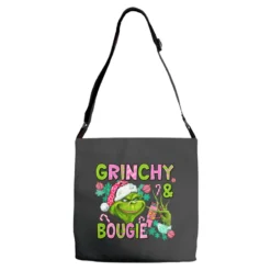 Christmas Characters And Bougie Adjustable Strap Totes