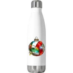 Christmas Volleyball Stainless Steel Water Bottle