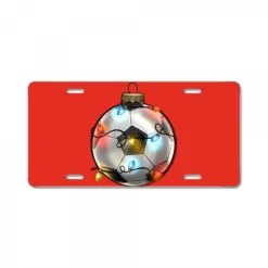 Christmas Soccer License Plate