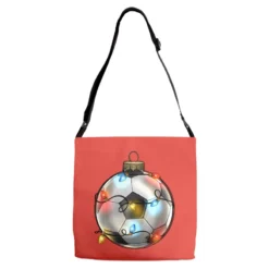 Christmas Soccer Adjustable Strap Totes