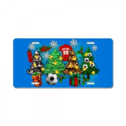 Christmas Trees With Soccer License Plate