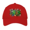 Christmas Trees With Hockey Adjustable Cap