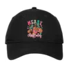 Pink Merry Christmas Black Girl Sneakers Adjustable Cap