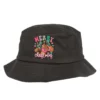 Pink Merry Christmas Black Girl Sneakers Bucket Hat