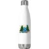 Hannukah Christmas Trees Stainless Steel Water Bottle