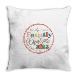 Crm21112206 (family Name) Family Christmas 2022 Sv Throw Pillow