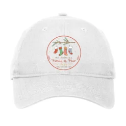 Crm21112211 First Christmas As A Family Of (number Adjustable Cap