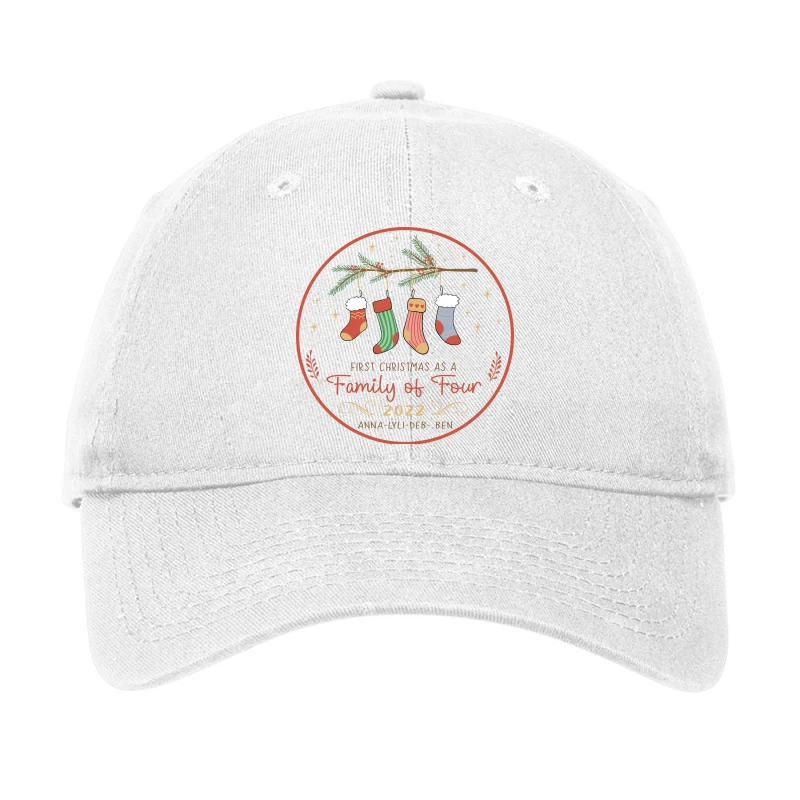 Crm21112211 First Christmas As A Family Of (number Adjustable Cap 1 Crm21112211 First Christmas As A Family Of (number Adjustable Cap