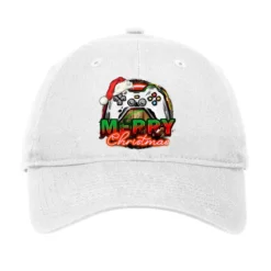 Gamer Merry Christmas Adjustable Cap