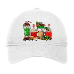 Christmas Tractor Coffee Cup Adjustable Cap