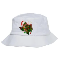 Christmas Texas Map Bucket Hat