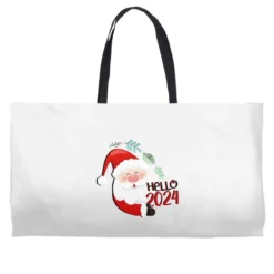 Santa Claus Happy Christmas 2024 Weekender Totes