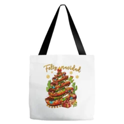 Christmas Feliz Navidad Tote Bags