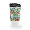 Christmas Cute Hippo Sitting Travel Mug