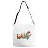 Christmas Camp Adjustable Strap Totes
