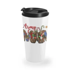 Christmas Army Mom Travel Mug
