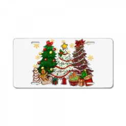 Cake Christmas Trees License Plate