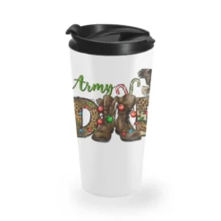 Christmas Army Dad Travel Mug