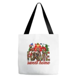 Army Christmas Home Sweet Home Tote Bags