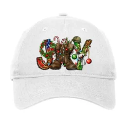 Army Christmas Joy Adjustable Cap