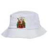 Santa Skeleton Christmas Bucket Hat