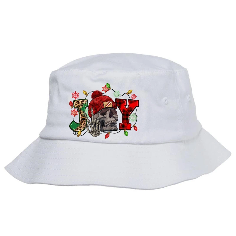 Christmas Joy Skeleton Bucket Hat 1 Christmas Joy Skeleton Bucket Hat