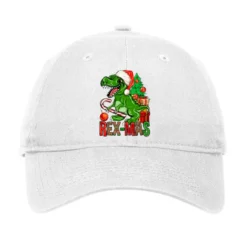 Rex-mas Christmas T-Rex Adjustable Cap