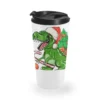 Rex-mas Christmas T-Rex Travel Mug