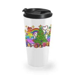 Pride Christmas Tree Travel Mug