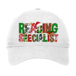 Reading Specialist Christmas Adjustable Cap