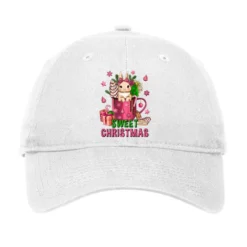 Pink Sweet Christmas Hot Chocolate Coffee Cup Adjustable Cap