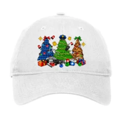 Police Christmas Trees Adjustable Cap
